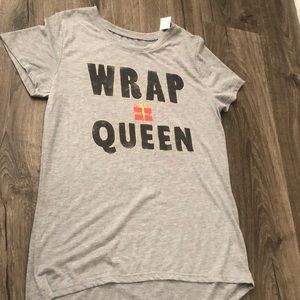 NWT Purchase from TARGET GREY large WRAP 👑 tee